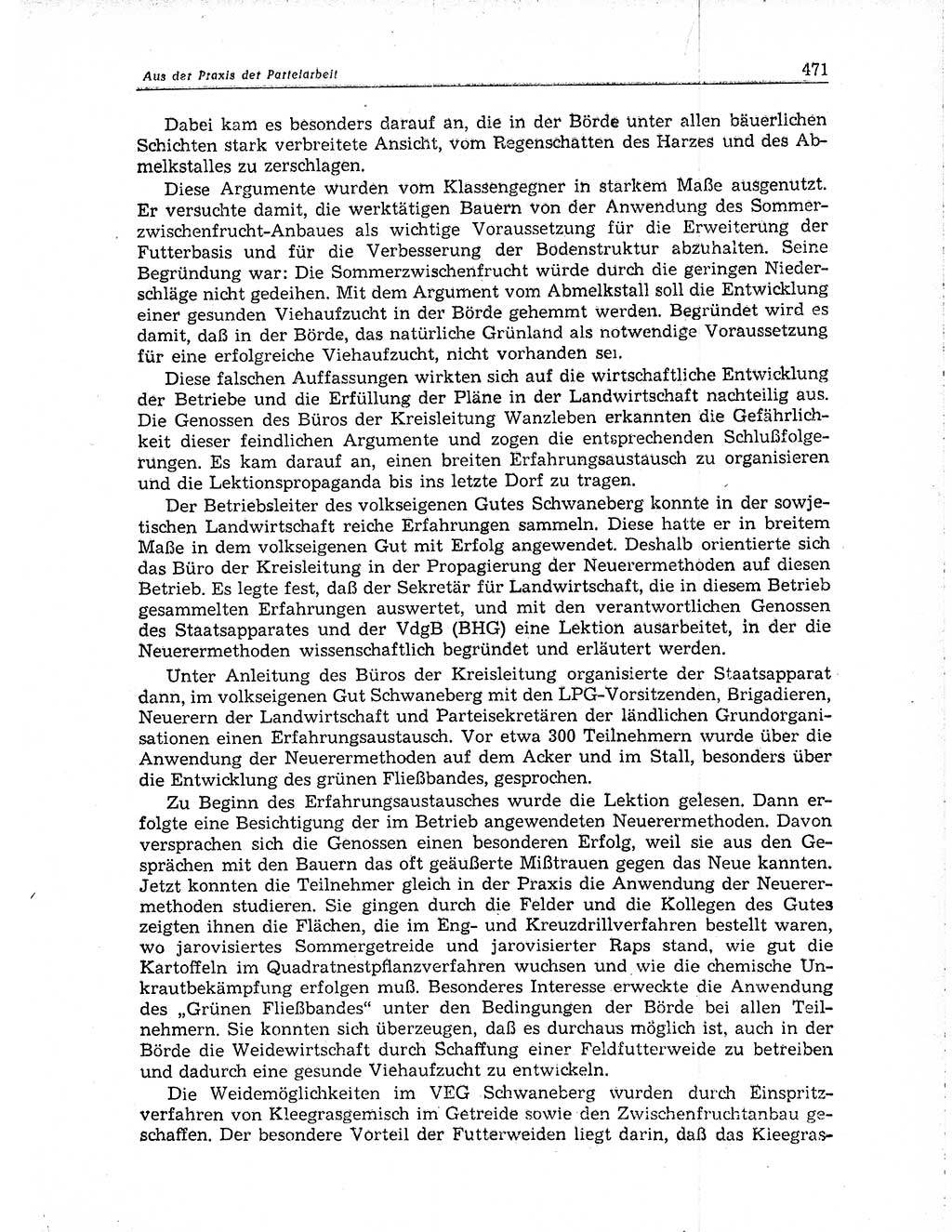 Neuer Weg (NW), Organ des Zentralkomitees (ZK) der SED (Sozialistische Einheitspartei Deutschlands) für Fragen des Parteiaufbaus und des Parteilebens, 10. Jahrgang [Deutsche Demokratische Republik (DDR)] 1955, Seite 471 (NW ZK SED DDR 1955, S. 471)