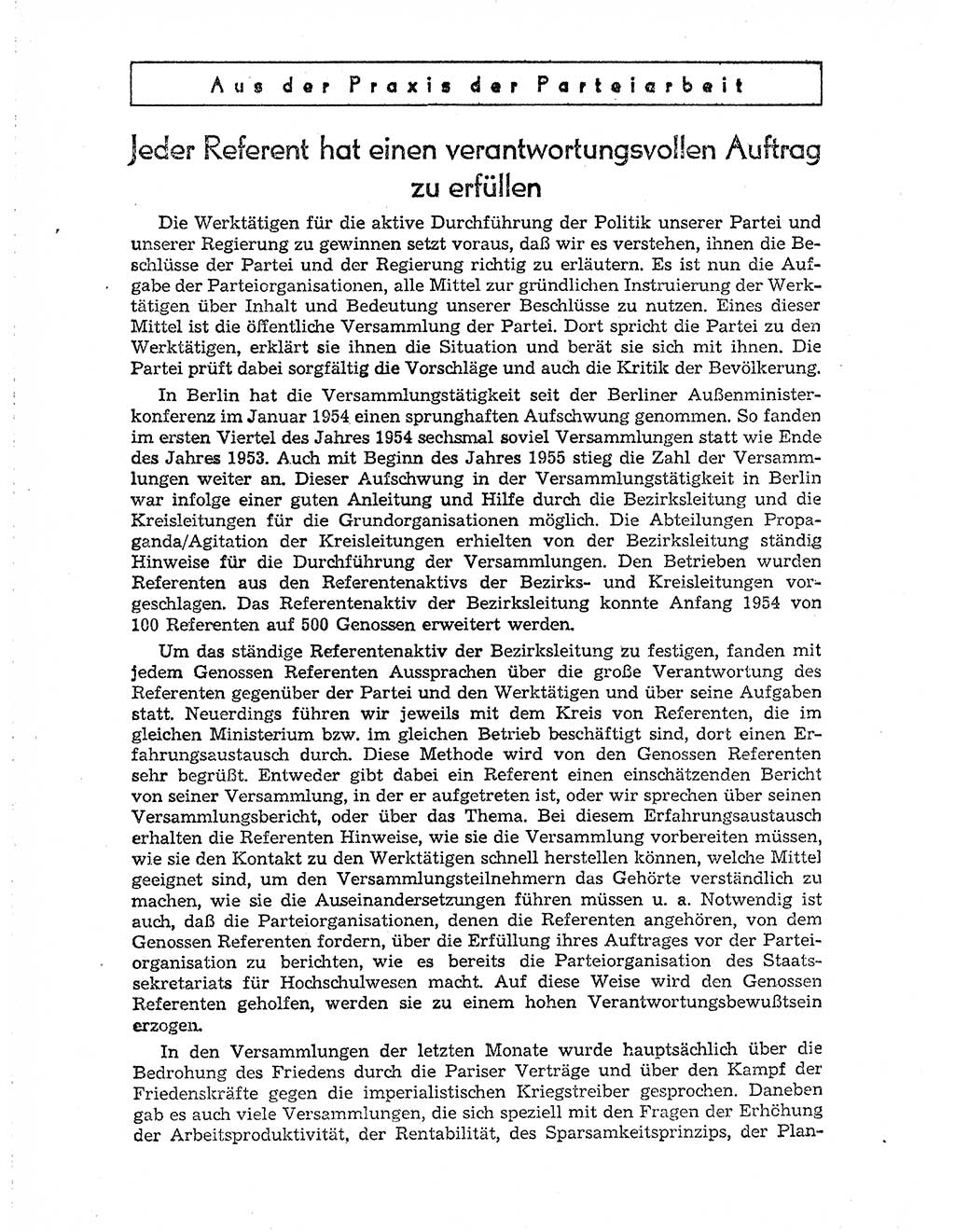 Neuer Weg (NW), Organ des Zentralkomitees (ZK) der SED (Sozialistische Einheitspartei Deutschlands) für Fragen des Parteiaufbaus und des Parteilebens, 10. Jahrgang [Deutsche Demokratische Republik (DDR)] 1955, Seite 526 (NW ZK SED DDR 1955, S. 526)