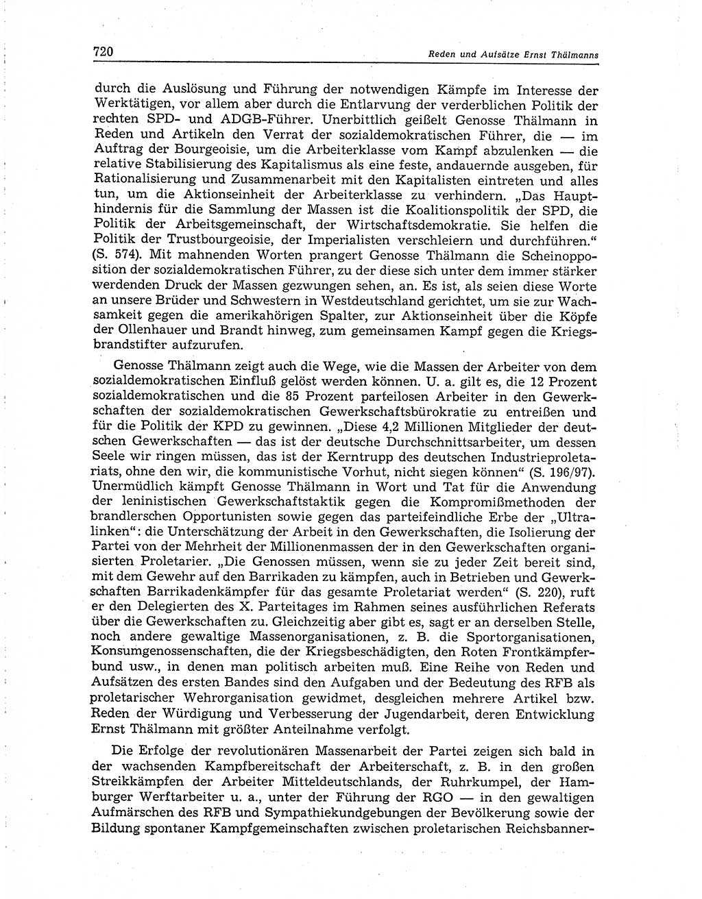 Neuer Weg (NW), Organ des Zentralkomitees (ZK) der SED (Sozialistische Einheitspartei Deutschlands) für Fragen des Parteiaufbaus und des Parteilebens, 10. Jahrgang [Deutsche Demokratische Republik (DDR)] 1955, Seite 720 (NW ZK SED DDR 1955, S. 720)