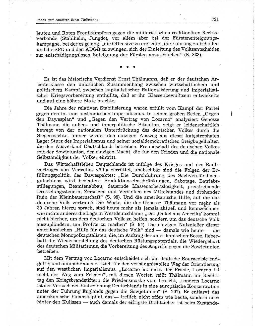 Neuer Weg (NW), Organ des Zentralkomitees (ZK) der SED (Sozialistische Einheitspartei Deutschlands) für Fragen des Parteiaufbaus und des Parteilebens, 10. Jahrgang [Deutsche Demokratische Republik (DDR)] 1955, Seite 721 (NW ZK SED DDR 1955, S. 721)