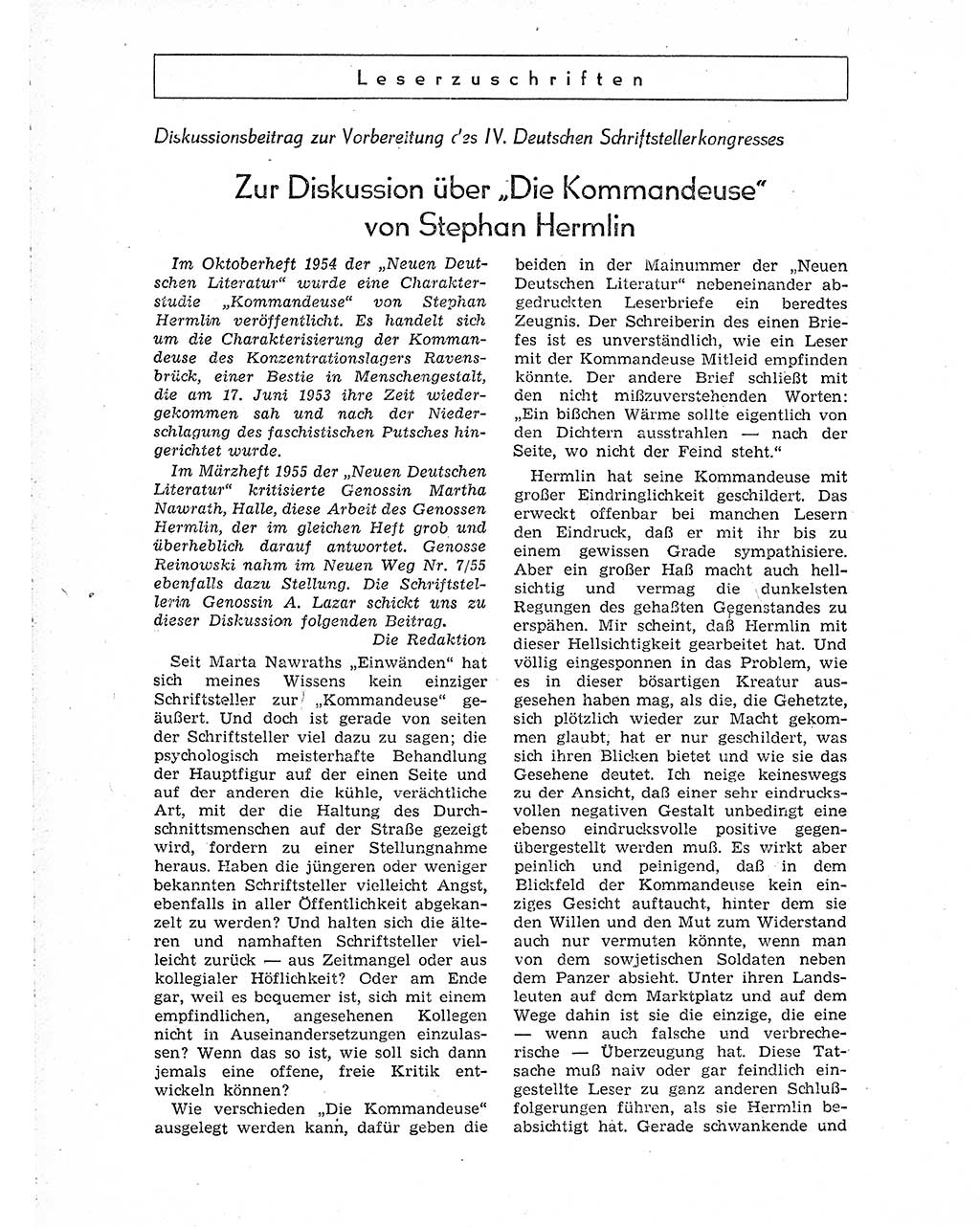 Neuer Weg (NW), Organ des Zentralkomitees (ZK) der SED (Sozialistische Einheitspartei Deutschlands) für Fragen des Parteiaufbaus und des Parteilebens, 10. Jahrgang [Deutsche Demokratische Republik (DDR)] 1955, Seite 824 (NW ZK SED DDR 1955, S. 824)