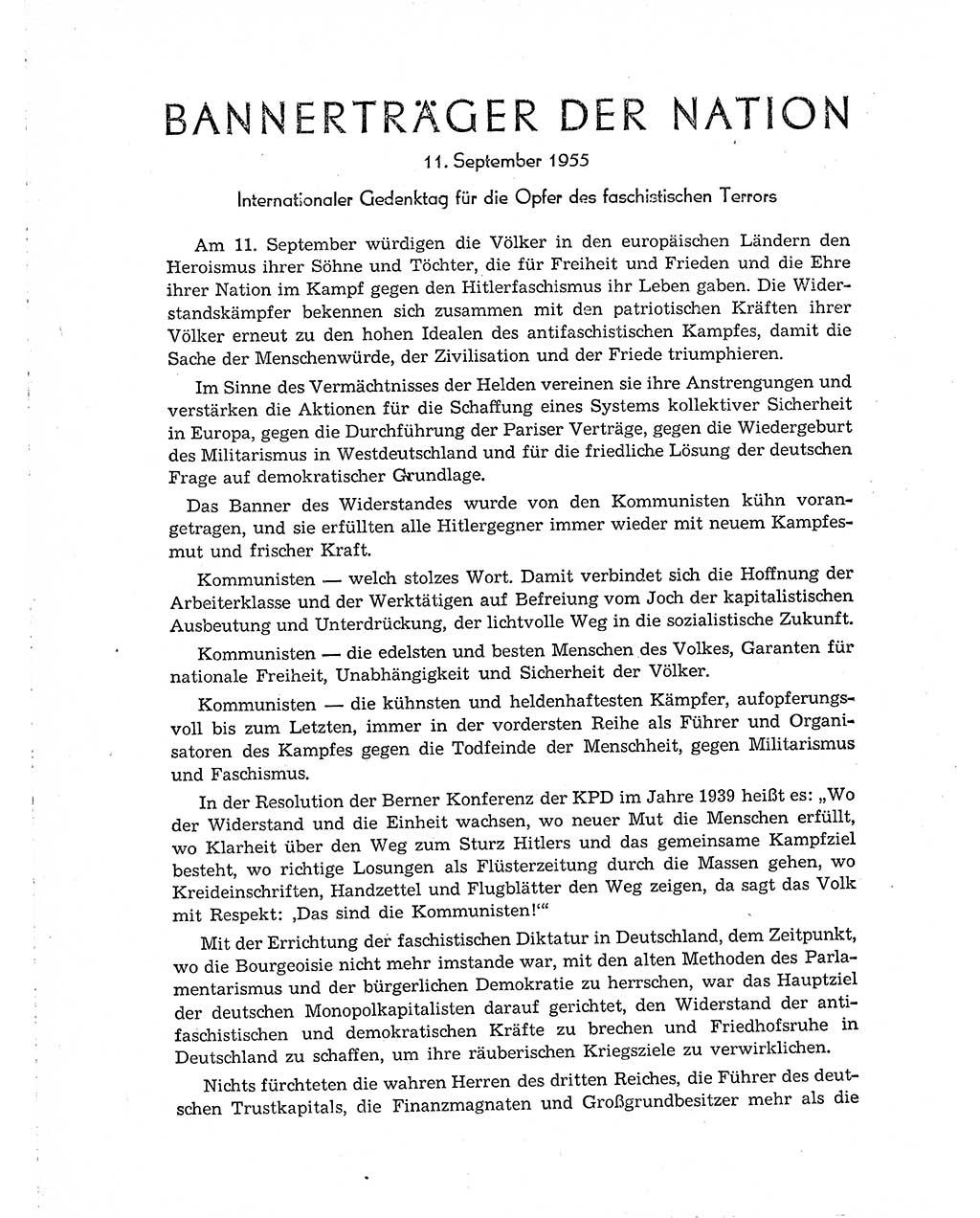 Neuer Weg (NW), Organ des Zentralkomitees (ZK) der SED (Sozialistische Einheitspartei Deutschlands) für Fragen des Parteiaufbaus und des Parteilebens, 10. Jahrgang [Deutsche Demokratische Republik (DDR)] 1955, Seite 898 (NW ZK SED DDR 1955, S. 898)