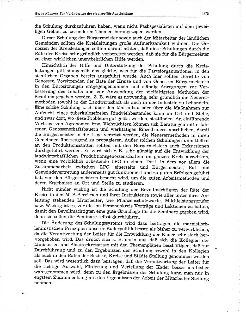 Neuer Weg (NW), Organ des Zentralkomitees (ZK) der SED (Sozialistische Einheitspartei Deutschlands) für Fragen des Parteiaufbaus und des Parteilebens, 10. Jahrgang [Deutsche Demokratische Republik (DDR)] 1955, Seite 975 (NW ZK SED DDR 1955, S. 975)