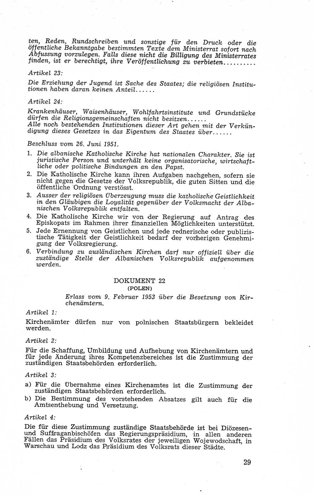 Recht in Fesseln, Dokumente, Internationale Juristen-Kommission [Bundesrepublik Deutschland (BRD)] 1955, Seite 29 (R. Dok. IJK BRD 1955, S. 29)