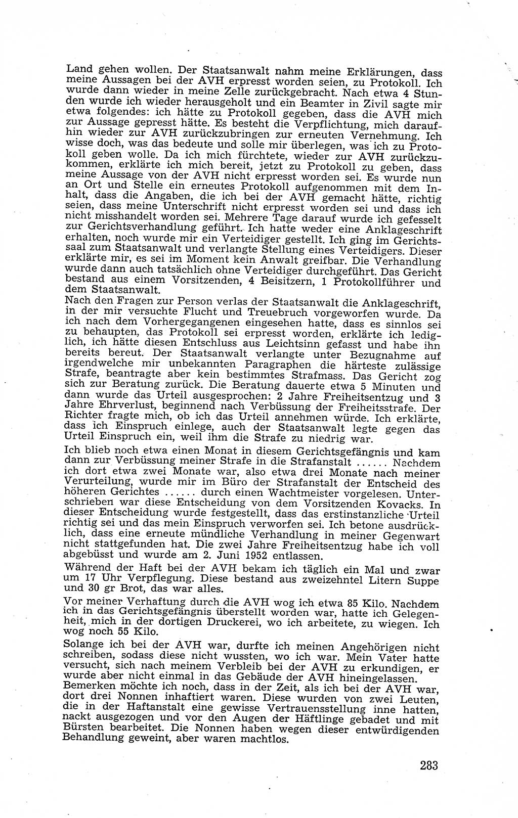 Recht in Fesseln, Dokumente, Internationale Juristen-Kommission [Bundesrepublik Deutschland (BRD)] 1955, Seite 283 (R. Dok. IJK BRD 1955, S. 283)