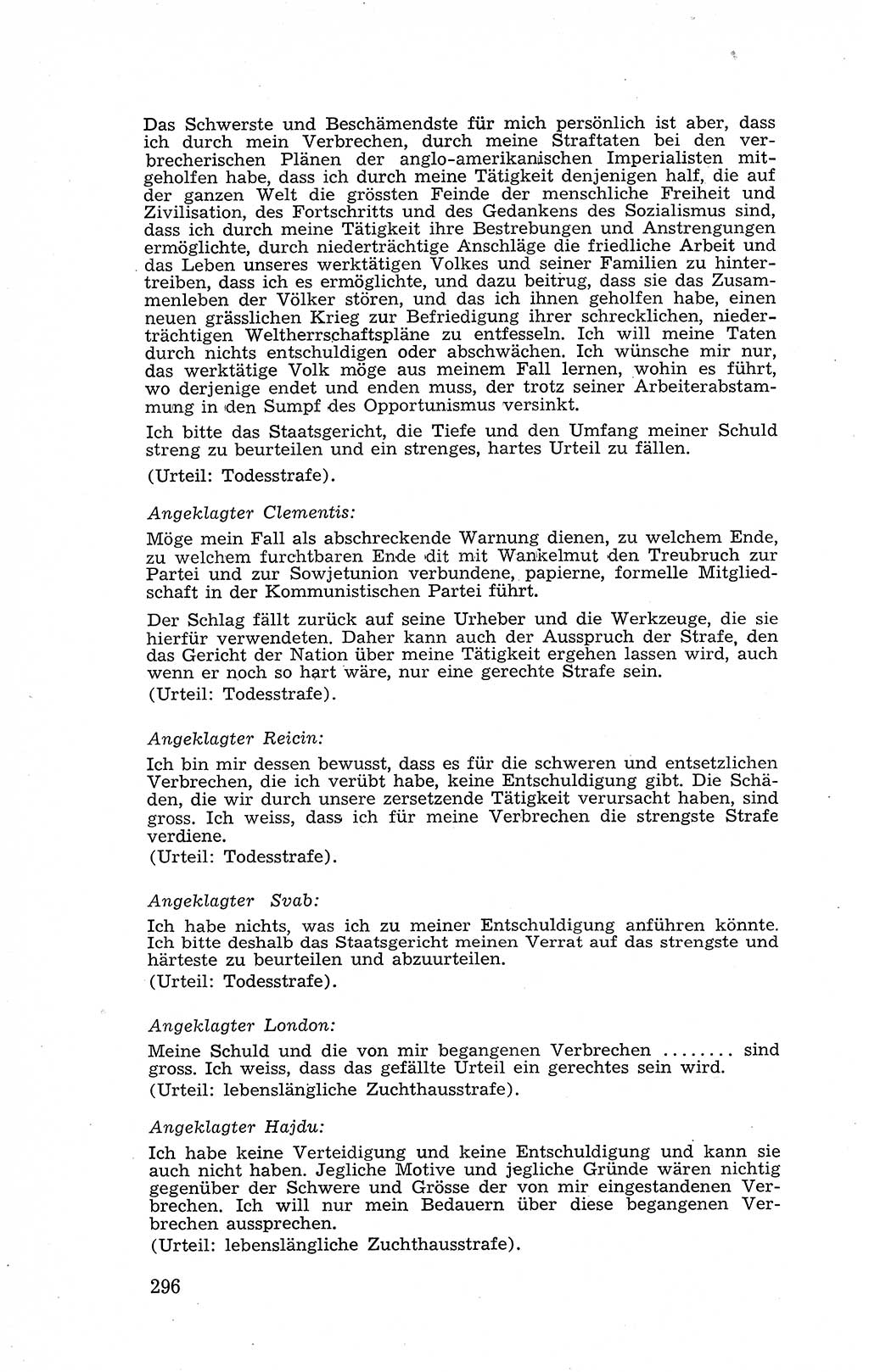Recht in Fesseln, Dokumente, Internationale Juristen-Kommission [Bundesrepublik Deutschland (BRD)] 1955, Seite 296 (R. Dok. IJK BRD 1955, S. 296)