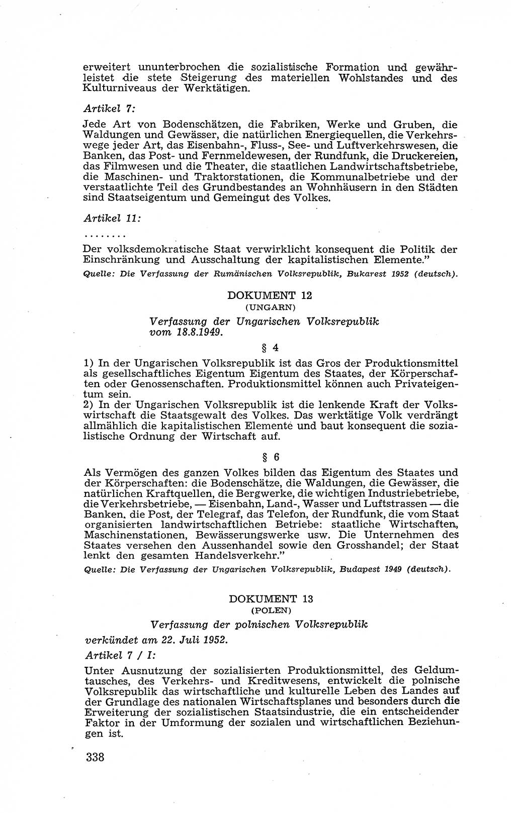Recht in Fesseln, Dokumente, Internationale Juristen-Kommission [Bundesrepublik Deutschland (BRD)] 1955, Seite 338 (R. Dok. IJK BRD 1955, S. 338)