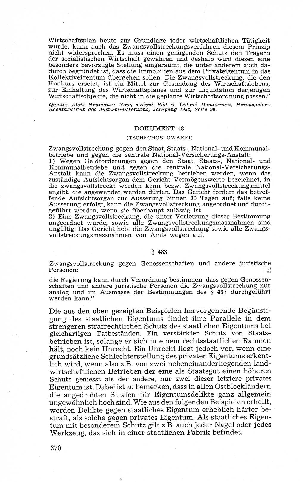 Recht in Fesseln, Dokumente, Internationale Juristen-Kommission [Bundesrepublik Deutschland (BRD)] 1955, Seite 370 (R. Dok. IJK BRD 1955, S. 370)