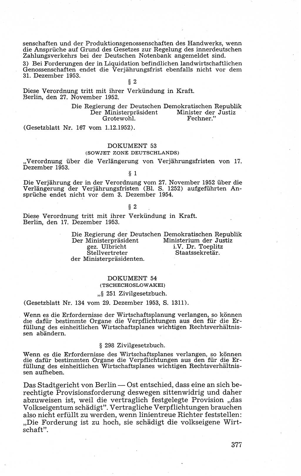 Recht in Fesseln, Dokumente, Internationale Juristen-Kommission [Bundesrepublik Deutschland (BRD)] 1955, Seite 377 (R. Dok. IJK BRD 1955, S. 377)