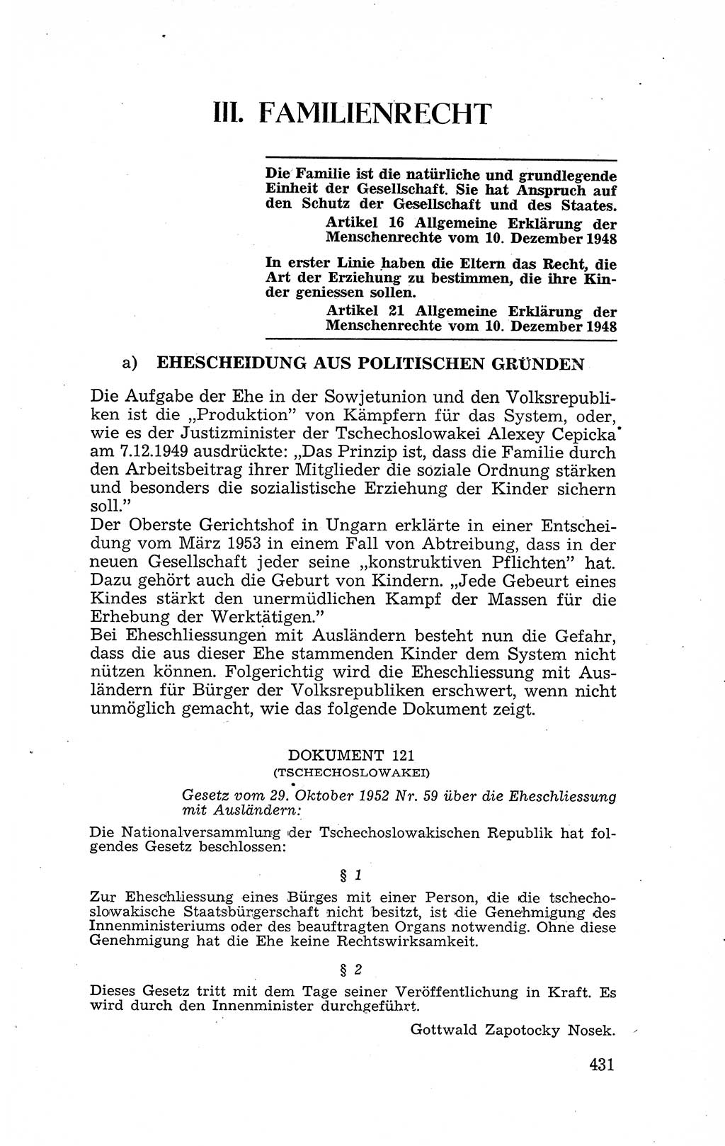 Recht in Fesseln, Dokumente, Internationale Juristen-Kommission [Bundesrepublik Deutschland (BRD)] 1955, Seite 431 (R. Dok. IJK BRD 1955, S. 431)