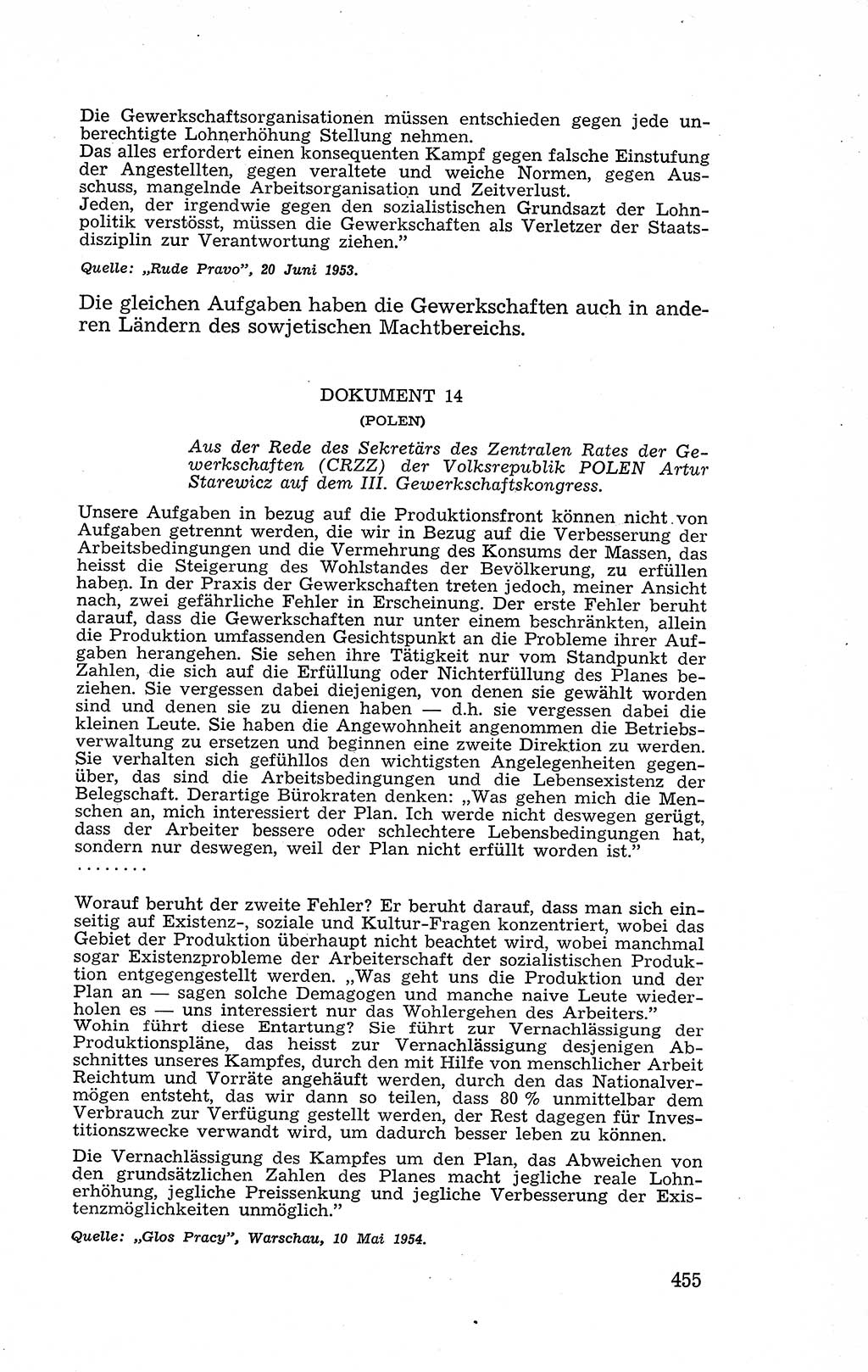 Recht in Fesseln, Dokumente, Internationale Juristen-Kommission [Bundesrepublik Deutschland (BRD)] 1955, Seite 455 (R. Dok. IJK BRD 1955, S. 455)