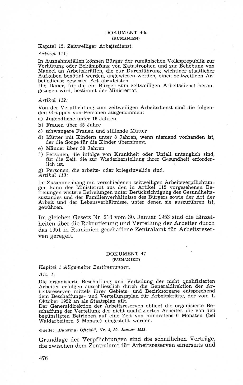 Recht in Fesseln, Dokumente, Internationale Juristen-Kommission [Bundesrepublik Deutschland (BRD)] 1955, Seite 476 (R. Dok. IJK BRD 1955, S. 476)
