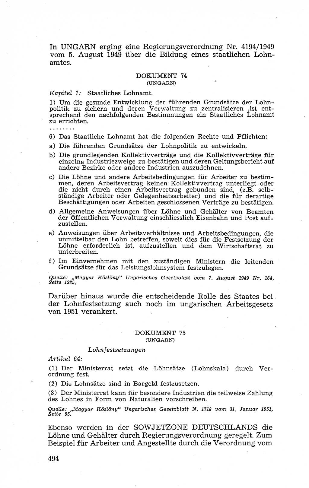 Recht in Fesseln, Dokumente, Internationale Juristen-Kommission [Bundesrepublik Deutschland (BRD)] 1955, Seite 494 (R. Dok. IJK BRD 1955, S. 494)