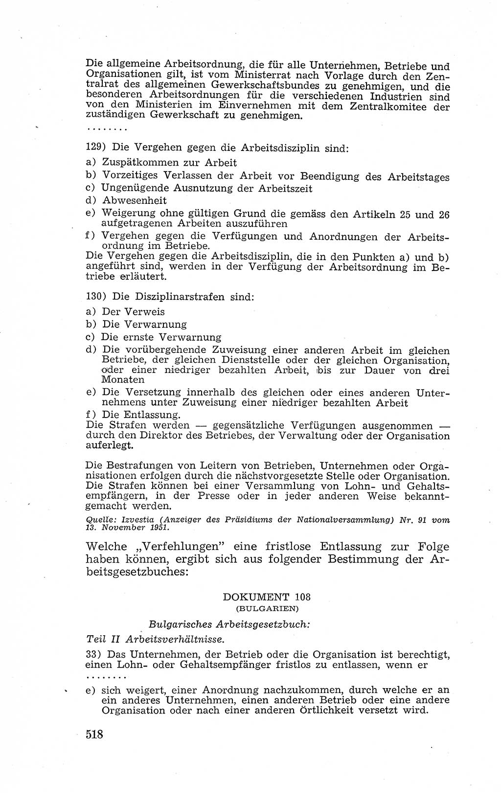 Recht in Fesseln, Dokumente, Internationale Juristen-Kommission [Bundesrepublik Deutschland (BRD)] 1955, Seite 518 (R. Dok. IJK BRD 1955, S. 518)