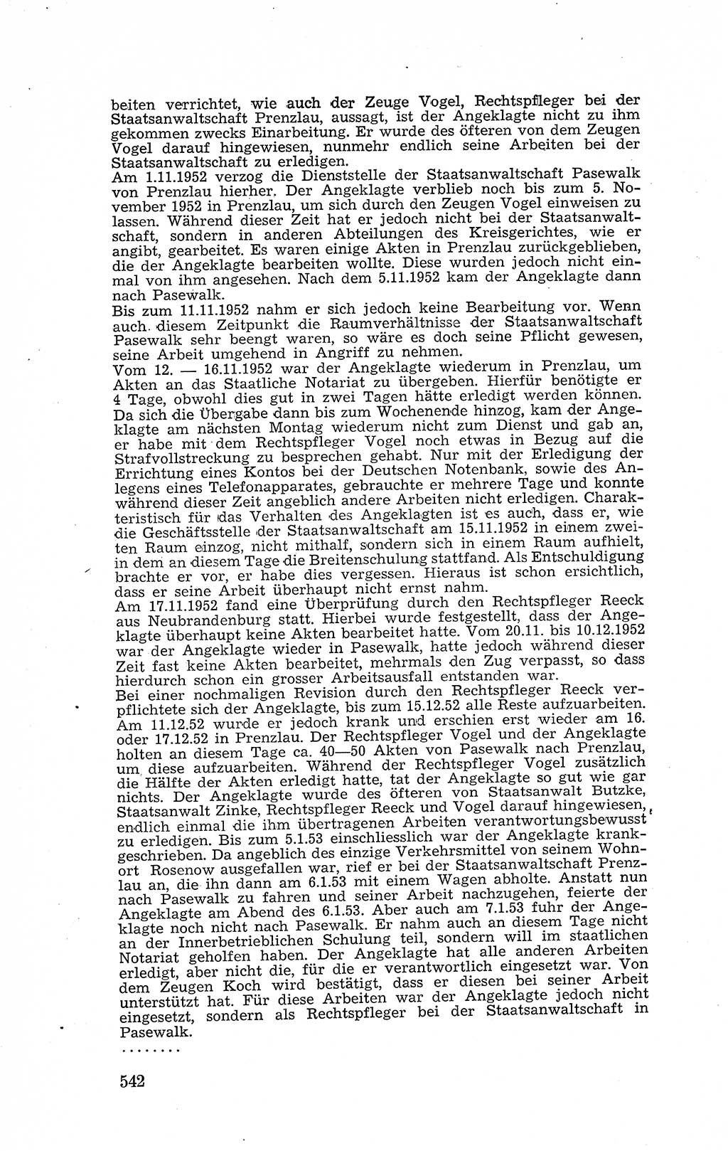 Recht in Fesseln, Dokumente, Internationale Juristen-Kommission [Bundesrepublik Deutschland (BRD)] 1955, Seite 542 (R. Dok. IJK BRD 1955, S. 542)