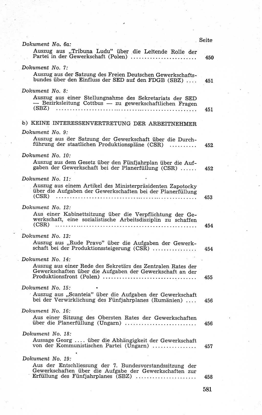 Recht in Fesseln, Dokumente, Internationale Juristen-Kommission [Bundesrepublik Deutschland (BRD)] 1955, Seite 581 (R. Dok. IJK BRD 1955, S. 581)