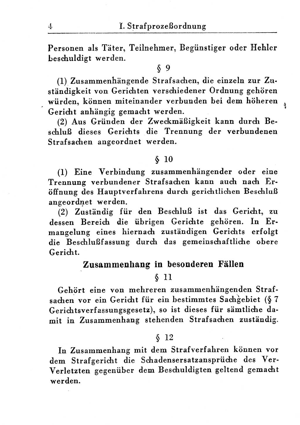 Strafprozeßordnung (StPO), Gerichtsverfassungsgesetz (GVG), Staatsanwaltsgesetz (StAG) und Jugendgerichtsgesetz (JGG) [Deutsche Demokratische Republik (DDR)] 1955, Seite 4 (StPO GVG StAG JGG DDR 1955, S. 4)