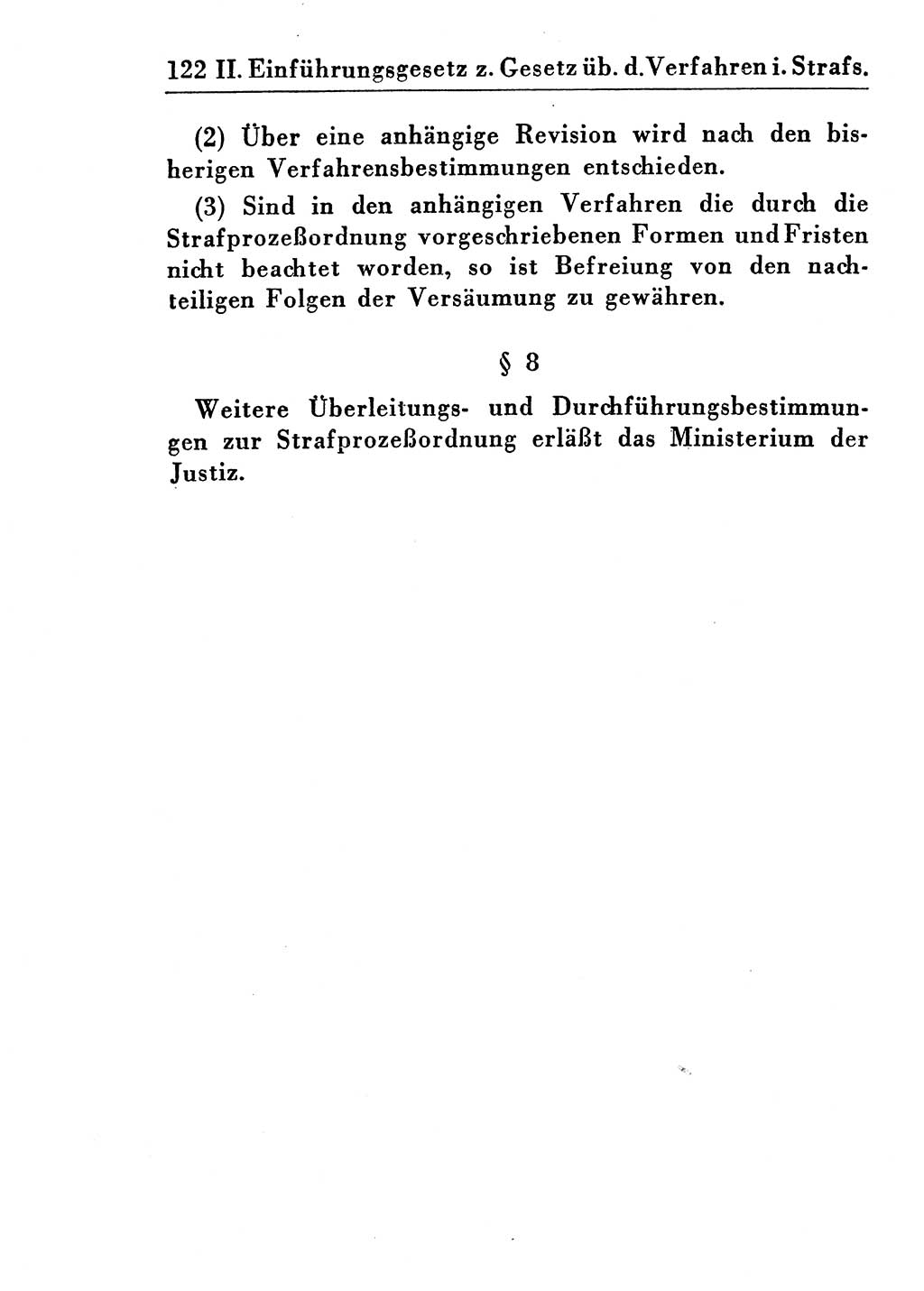 Strafprozeßordnung (StPO), Gerichtsverfassungsgesetz (GVG), Staatsanwaltsgesetz (StAG) und Jugendgerichtsgesetz (JGG) [Deutsche Demokratische Republik (DDR)] 1955, Seite 122 (StPO GVG StAG JGG DDR 1955, S. 122)