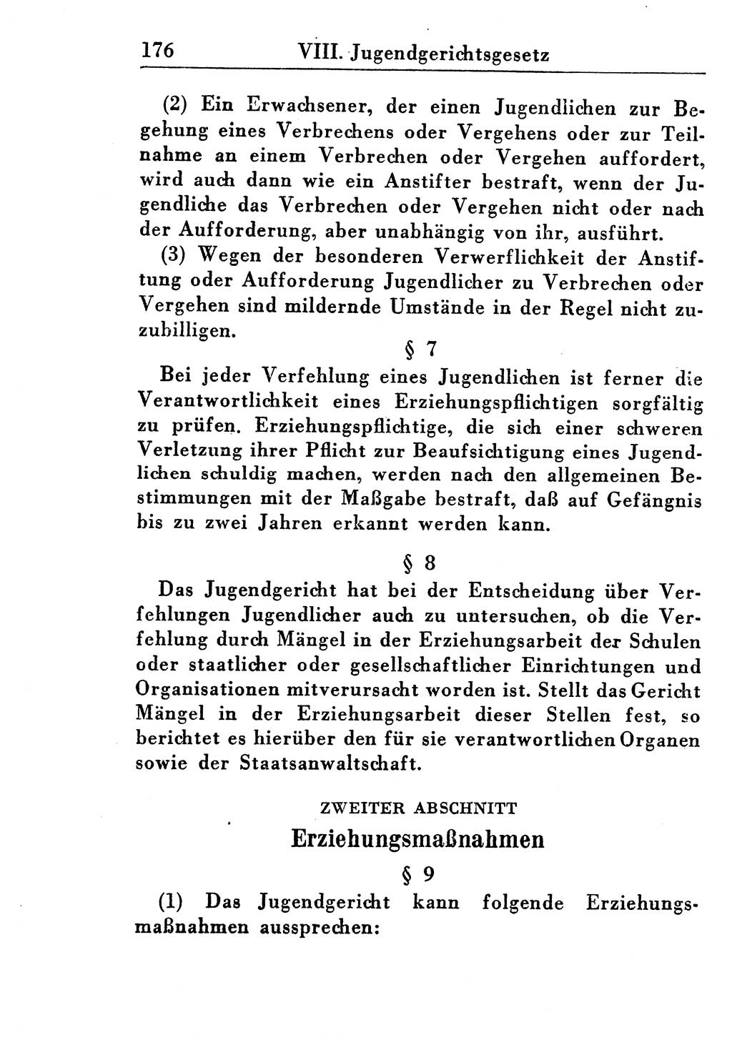 Strafprozeßordnung (StPO), Gerichtsverfassungsgesetz (GVG), Staatsanwaltsgesetz (StAG) und Jugendgerichtsgesetz (JGG) [Deutsche Demokratische Republik (DDR)] 1955, Seite 176 (StPO GVG StAG JGG DDR 1955, S. 176)