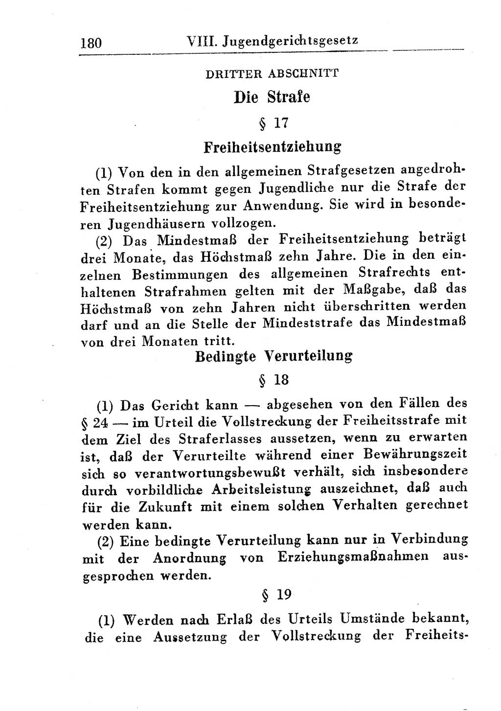 Strafprozeßordnung (StPO), Gerichtsverfassungsgesetz (GVG), Staatsanwaltsgesetz (StAG) und Jugendgerichtsgesetz (JGG) [Deutsche Demokratische Republik (DDR)] 1955, Seite 180 (StPO GVG StAG JGG DDR 1955, S. 180)