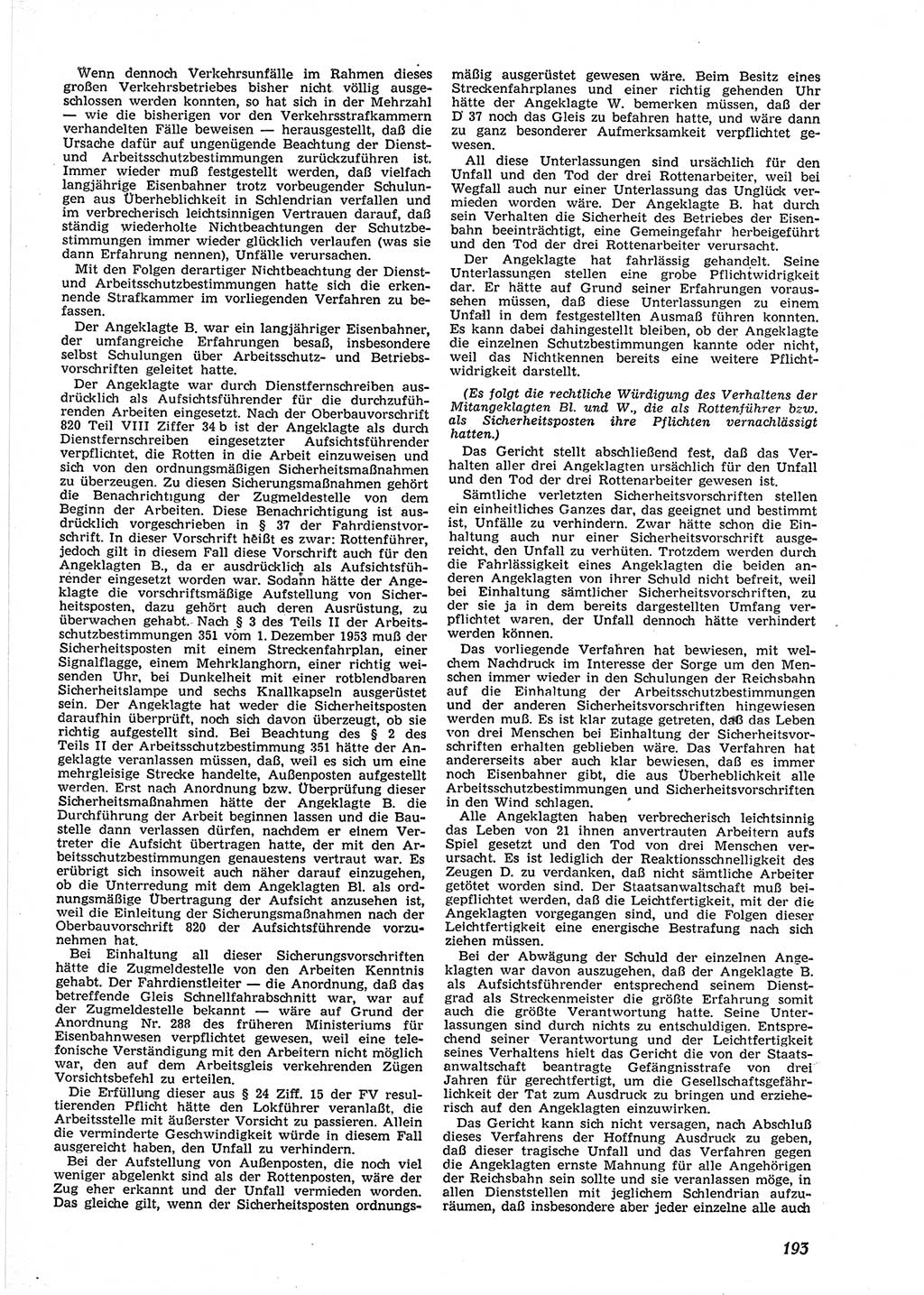 Neue Justiz (NJ), Zeitschrift für Recht und Rechtswissenschaft [Deutsche Demokratische Republik (DDR)], 9. Jahrgang 1955, Seite 193 (NJ DDR 1955, S. 193)