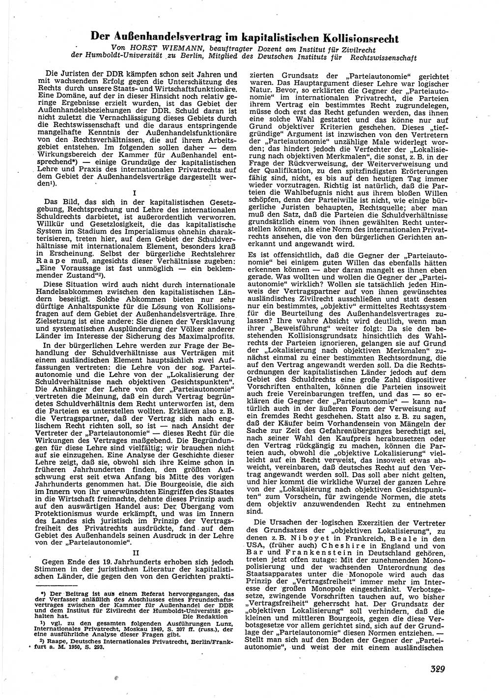Neue Justiz (NJ), Zeitschrift für Recht und Rechtswissenschaft [Deutsche Demokratische Republik (DDR)], 9. Jahrgang 1955, Seite 329 (NJ DDR 1955, S. 329)
