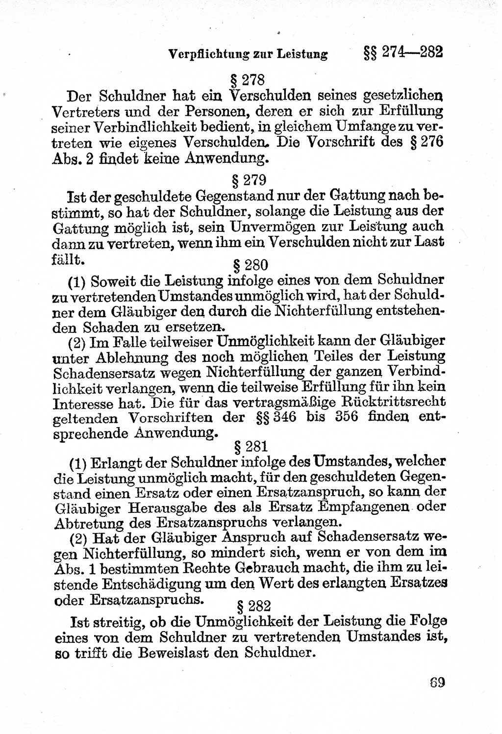 Bürgerliches Gesetzbuch (BGB) nebst wichtigen Nebengesetzen [Deutsche Demokratische Republik (DDR)] 1956, Seite 69 (BGB Nebenges. DDR 1956, S. 69)