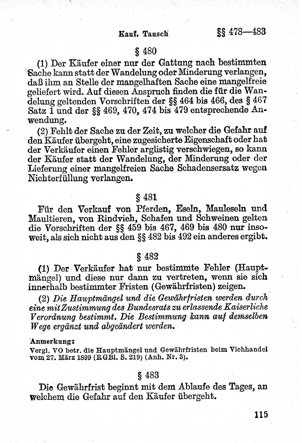 Bürgerliches Gesetzbuch (BGB) nebst wichtigen Nebengesetzen [Deutsche Demokratische Republik (DDR)] 1956, Seite 115 (BGB Nebenges. DDR 1956, S. 115)