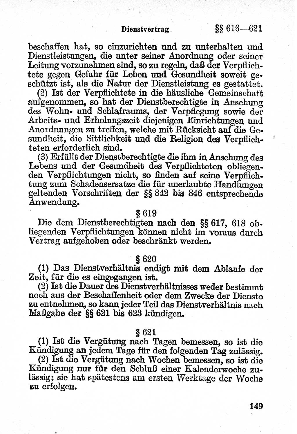 Bürgerliches Gesetzbuch (BGB) nebst wichtigen Nebengesetzen [Deutsche Demokratische Republik (DDR)] 1956, Seite 149 (BGB Nebenges. DDR 1956, S. 149)