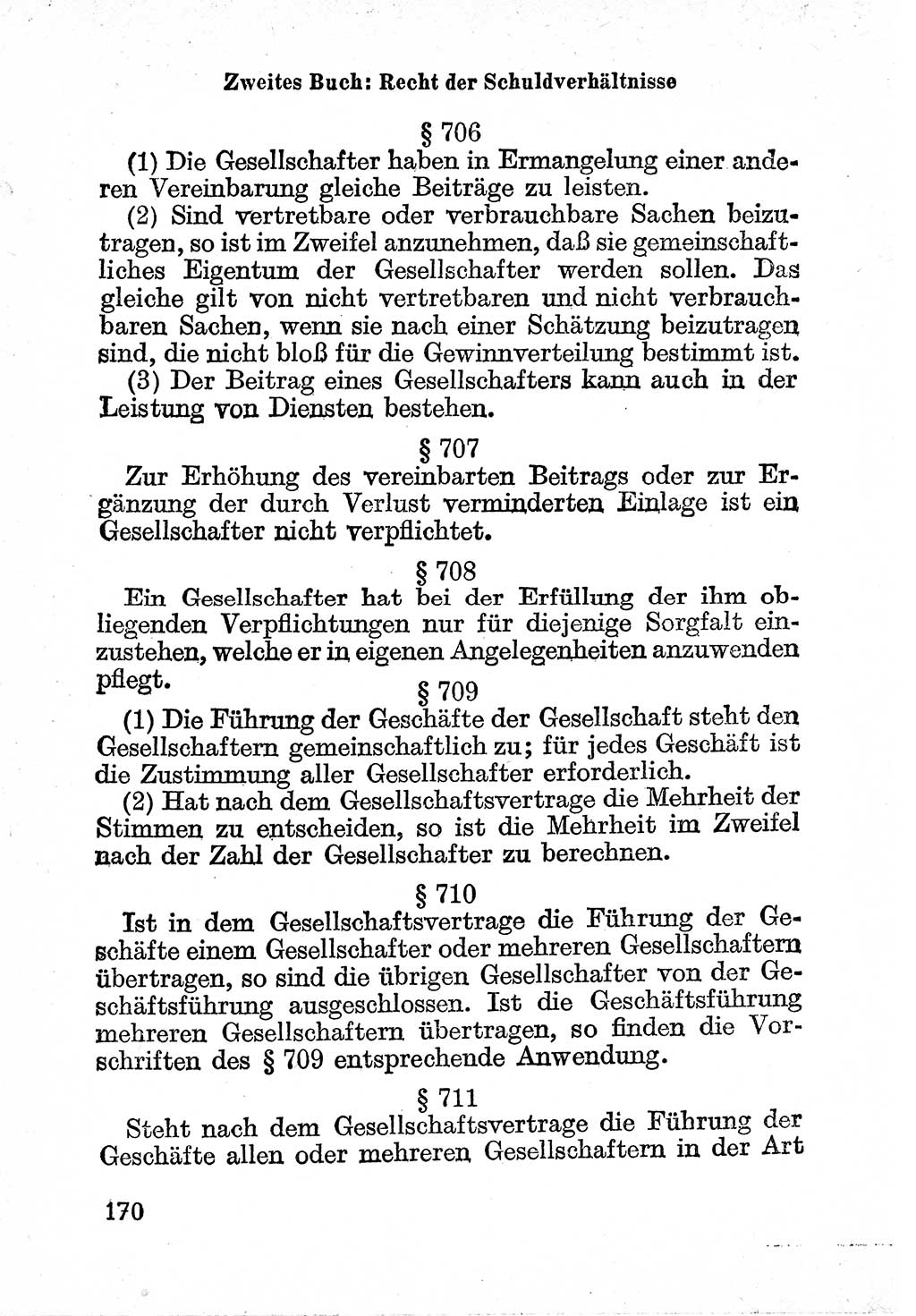 Bürgerliches Gesetzbuch (BGB) nebst wichtigen Nebengesetzen [Deutsche Demokratische Republik (DDR)] 1956, Seite 170 (BGB Nebenges. DDR 1956, S. 170)