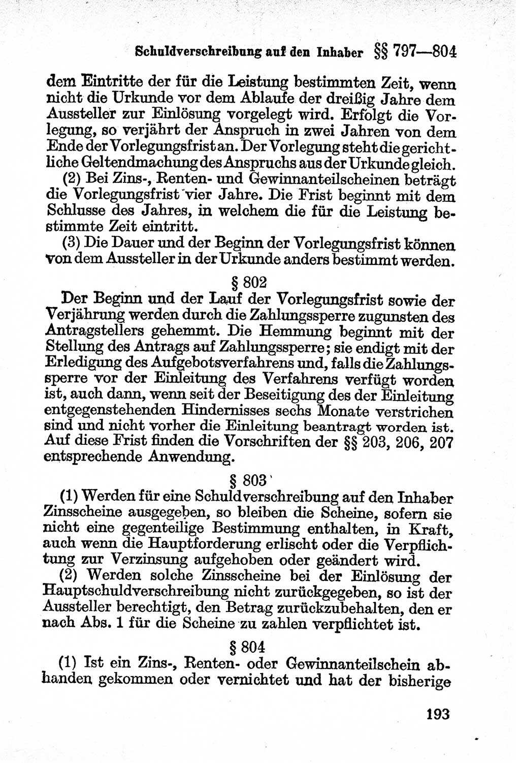 Bürgerliches Gesetzbuch (BGB) nebst wichtigen Nebengesetzen [Deutsche Demokratische Republik (DDR)] 1956, Seite 193 (BGB Nebenges. DDR 1956, S. 193)