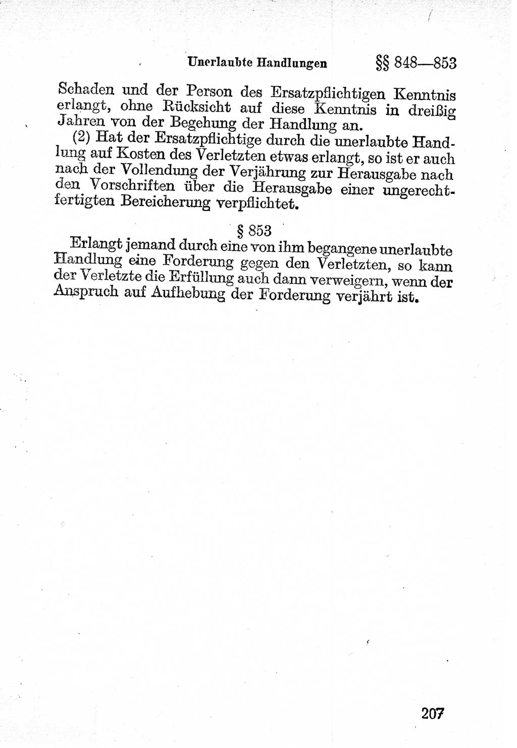 Bürgerliches Gesetzbuch (BGB) nebst wichtigen Nebengesetzen [Deutsche Demokratische Republik (DDR)] 1956, Seite 207 (BGB Nebenges. DDR 1956, S. 207)