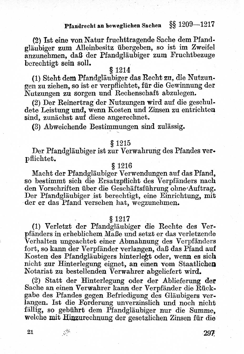 Bürgerliches Gesetzbuch (BGB) nebst wichtigen Nebengesetzen [Deutsche Demokratische Republik (DDR)] 1956, Seite 297 (BGB Nebenges. DDR 1956, S. 297)