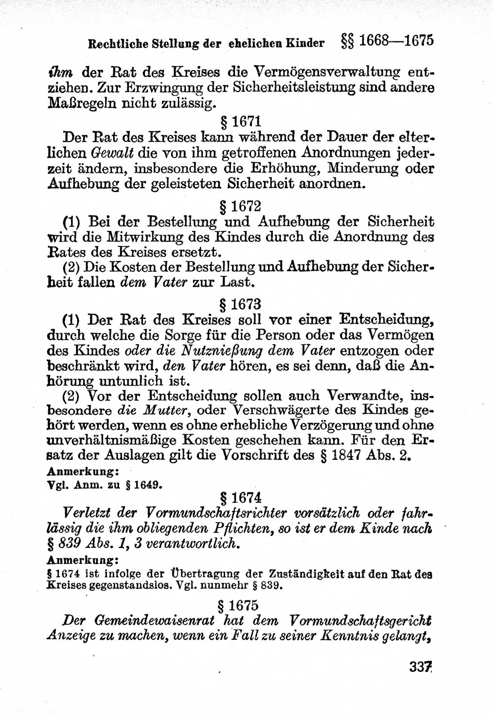 Bürgerliches Gesetzbuch (BGB) nebst wichtigen Nebengesetzen [Deutsche Demokratische Republik (DDR)] 1956, Seite 337 (BGB Nebenges. DDR 1956, S. 337)