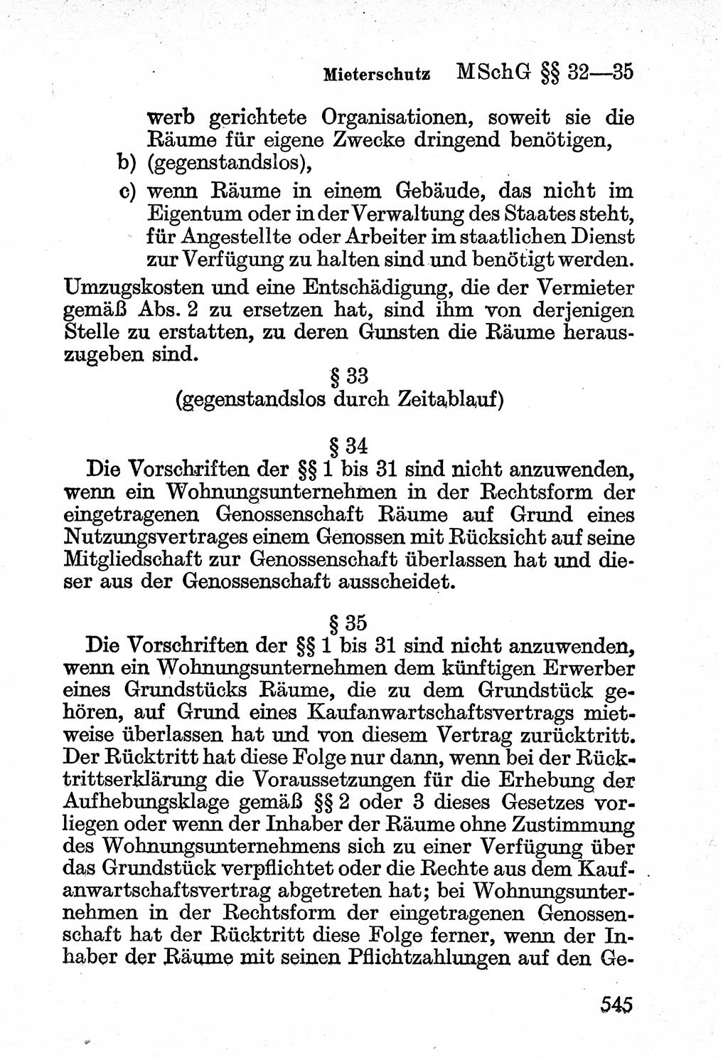 Bürgerliches Gesetzbuch (BGB) nebst wichtigen Nebengesetzen [Deutsche Demokratische Republik (DDR)] 1956, Seite 545 (BGB Nebenges. DDR 1956, S. 545)