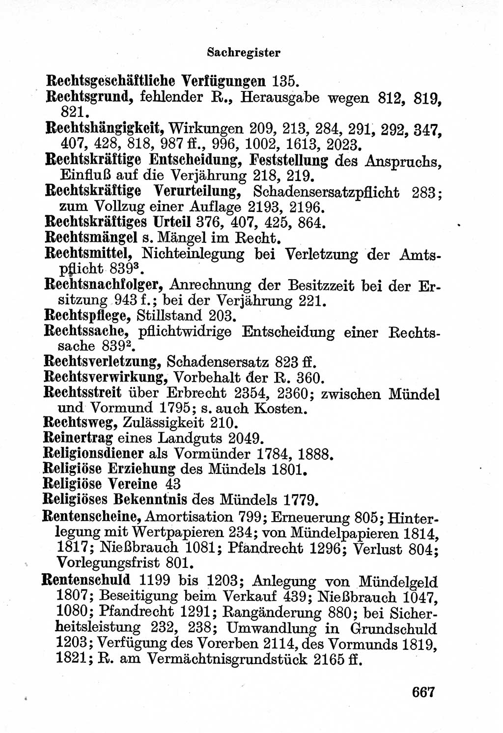 Bürgerliches Gesetzbuch (BGB) nebst wichtigen Nebengesetzen [Deutsche Demokratische Republik (DDR)] 1956, Seite 667 (BGB Nebenges. DDR 1956, S. 667)