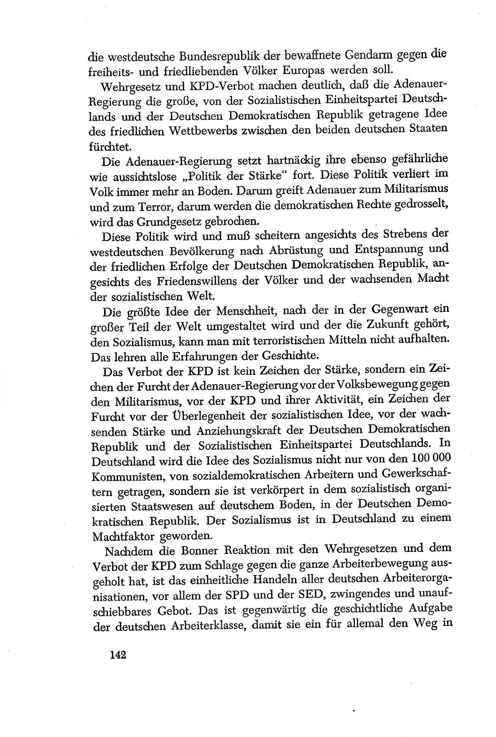 Dokumente der Sozialistischen Einheitspartei Deutschlands (SED) [Deutsche Demokratische Republik (DDR)] 1956-1957, Seite 142 (Dok. SED DDR 1956-1957, S. 142)