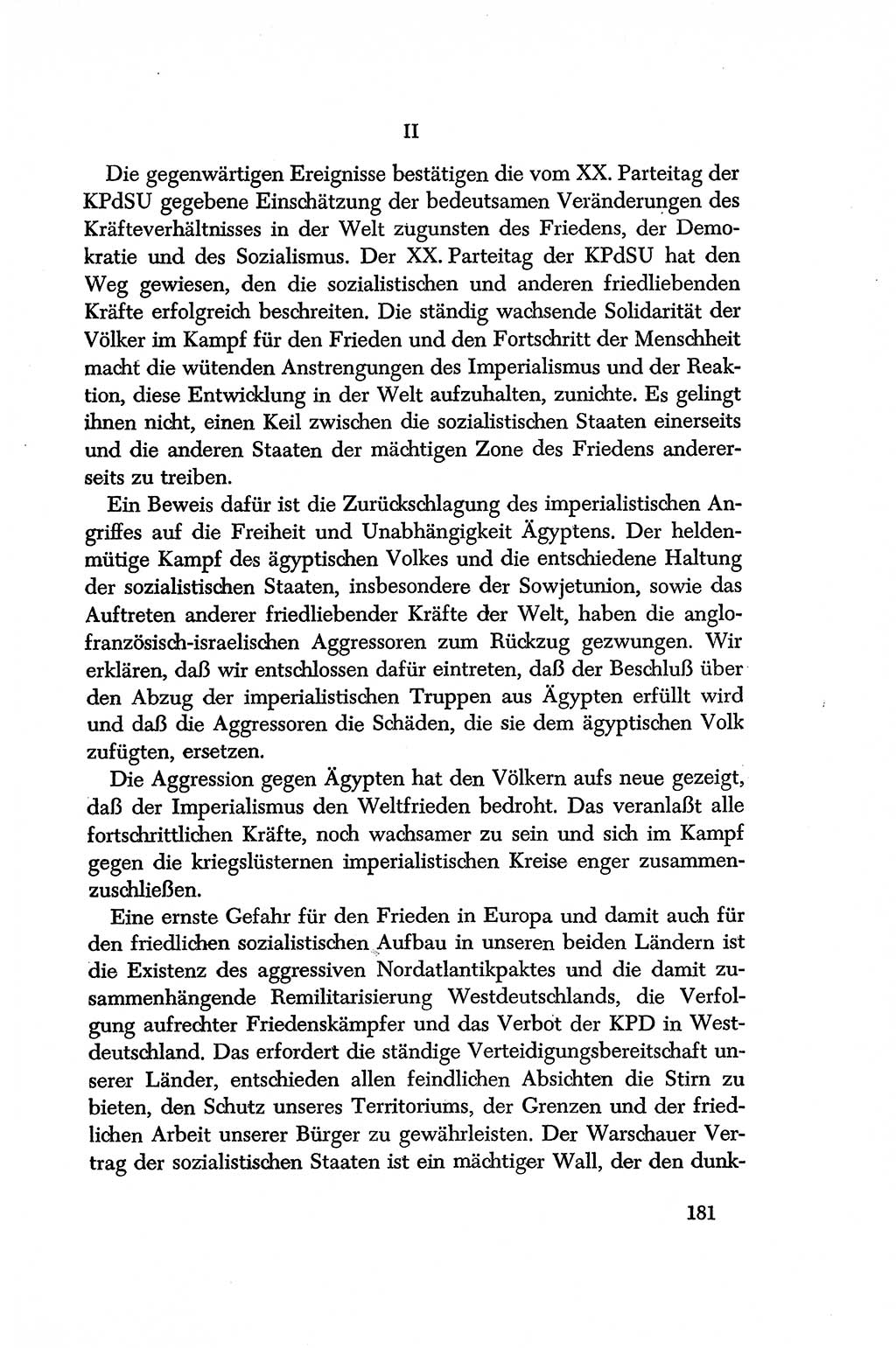 Dokumente der Sozialistischen Einheitspartei Deutschlands (SED) [Deutsche Demokratische Republik (DDR)] 1956-1957, Seite 181 (Dok. SED DDR 1956-1957, S. 181)