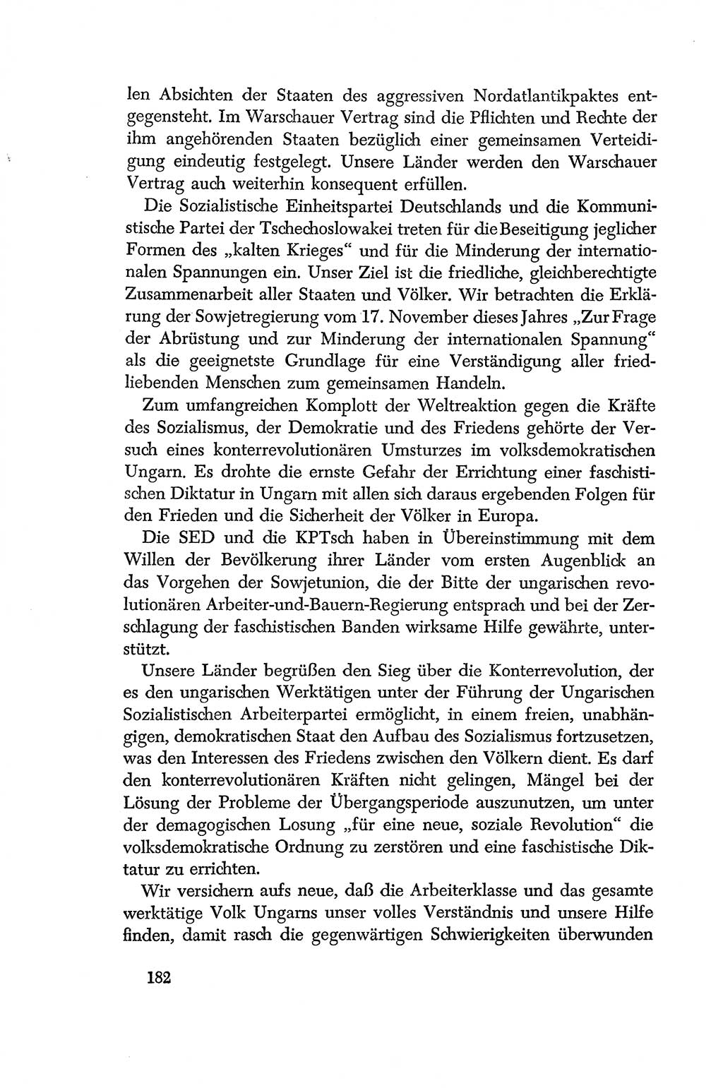 Dokumente der Sozialistischen Einheitspartei Deutschlands (SED) [Deutsche Demokratische Republik (DDR)] 1956-1957, Seite 182 (Dok. SED DDR 1956-1957, S. 182)