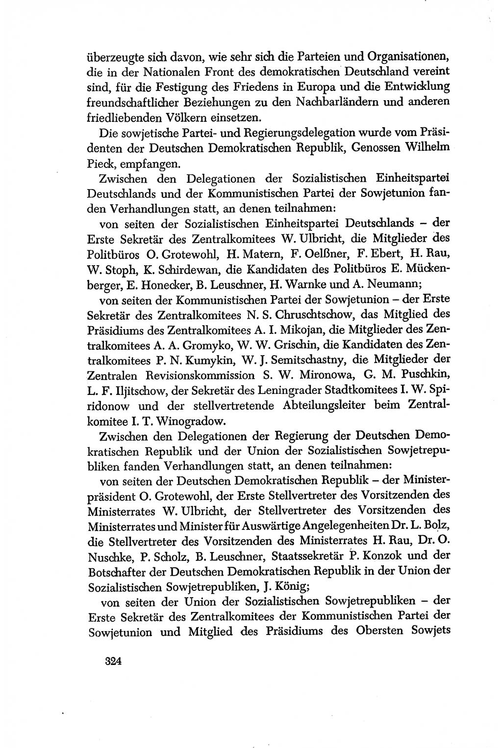 Dokumente der Sozialistischen Einheitspartei Deutschlands (SED) [Deutsche Demokratische Republik (DDR)] 1956-1957, Seite 324 (Dok. SED DDR 1956-1957, S. 324)
