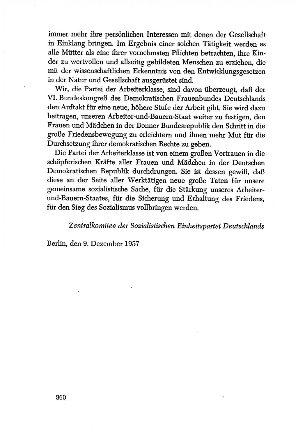 Dokumente der Sozialistischen Einheitspartei Deutschlands (SED) [Deutsche Demokratische Republik (DDR)] 1956-1957, Seite 360 (Dok. SED DDR 1956-1957, S. 360)