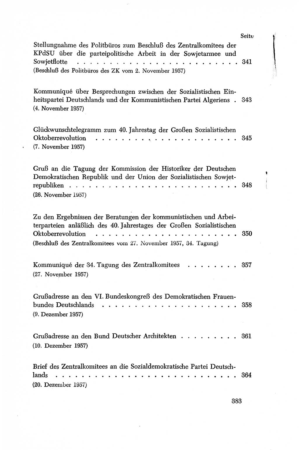 Dokumente der Sozialistischen Einheitspartei Deutschlands (SED) [Deutsche Demokratische Republik (DDR)] 1956-1957, Seite 383 (Dok. SED DDR 1956-1957, S. 383)
