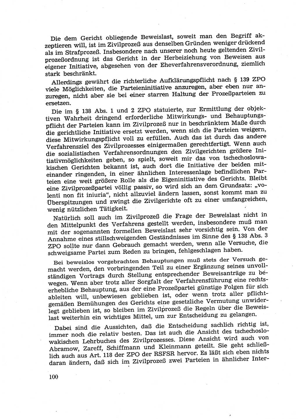 Fragen des Beweisrechts im Strafprozess [Deutsche Demokratische Republik (DDR)] 1956, Seite 100 (Fr. BeweisR. Str.-Proz. DDR 1956, S. 100)