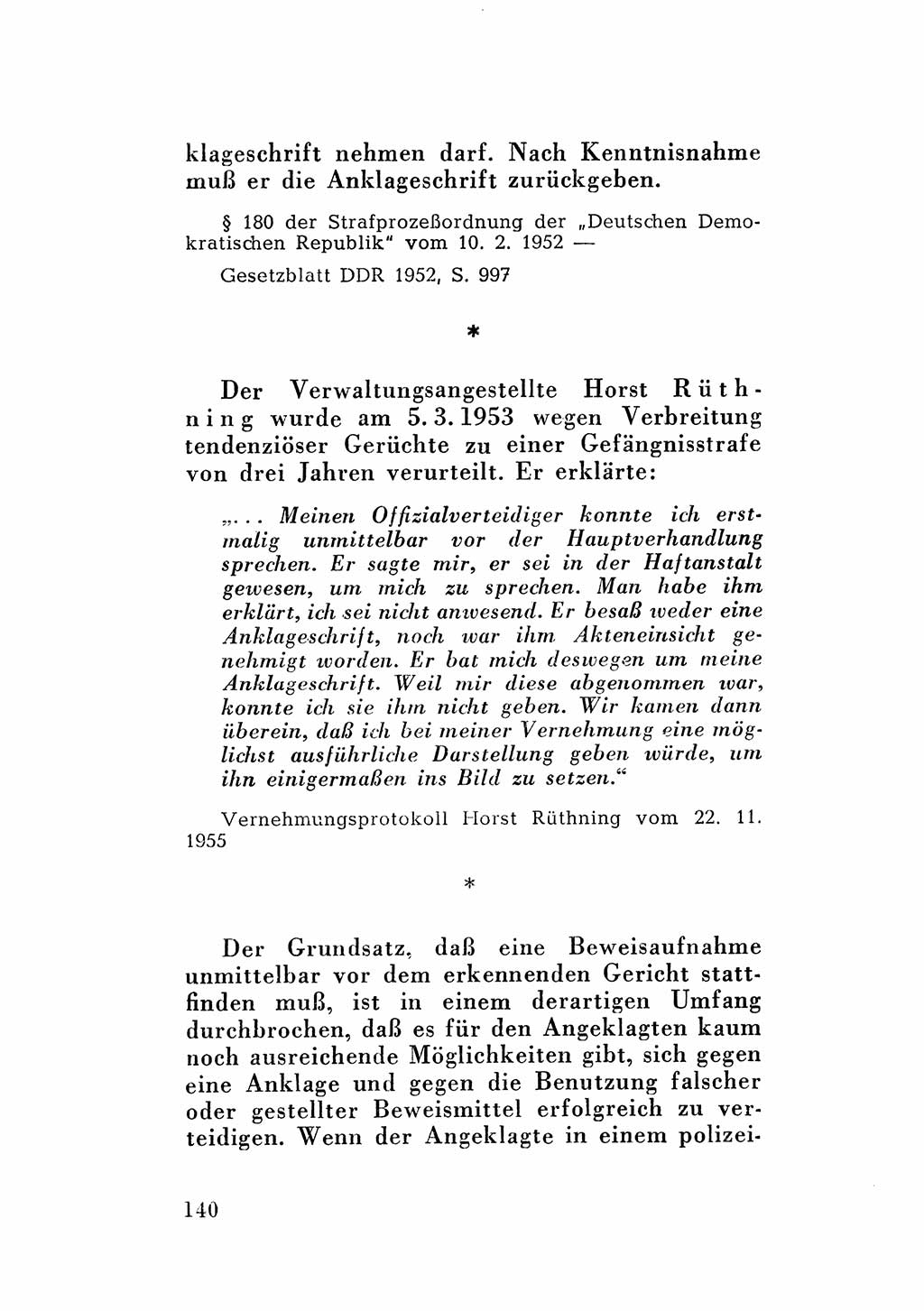 Katalog des Unrechts, Untersuchungsausschuß Freiheitlicher Juristen (UfJ) [Bundesrepublik Deutschland (BRD)] 1956, Seite 140 (Kat. UnR. UfJ BRD 1956, S. 140)