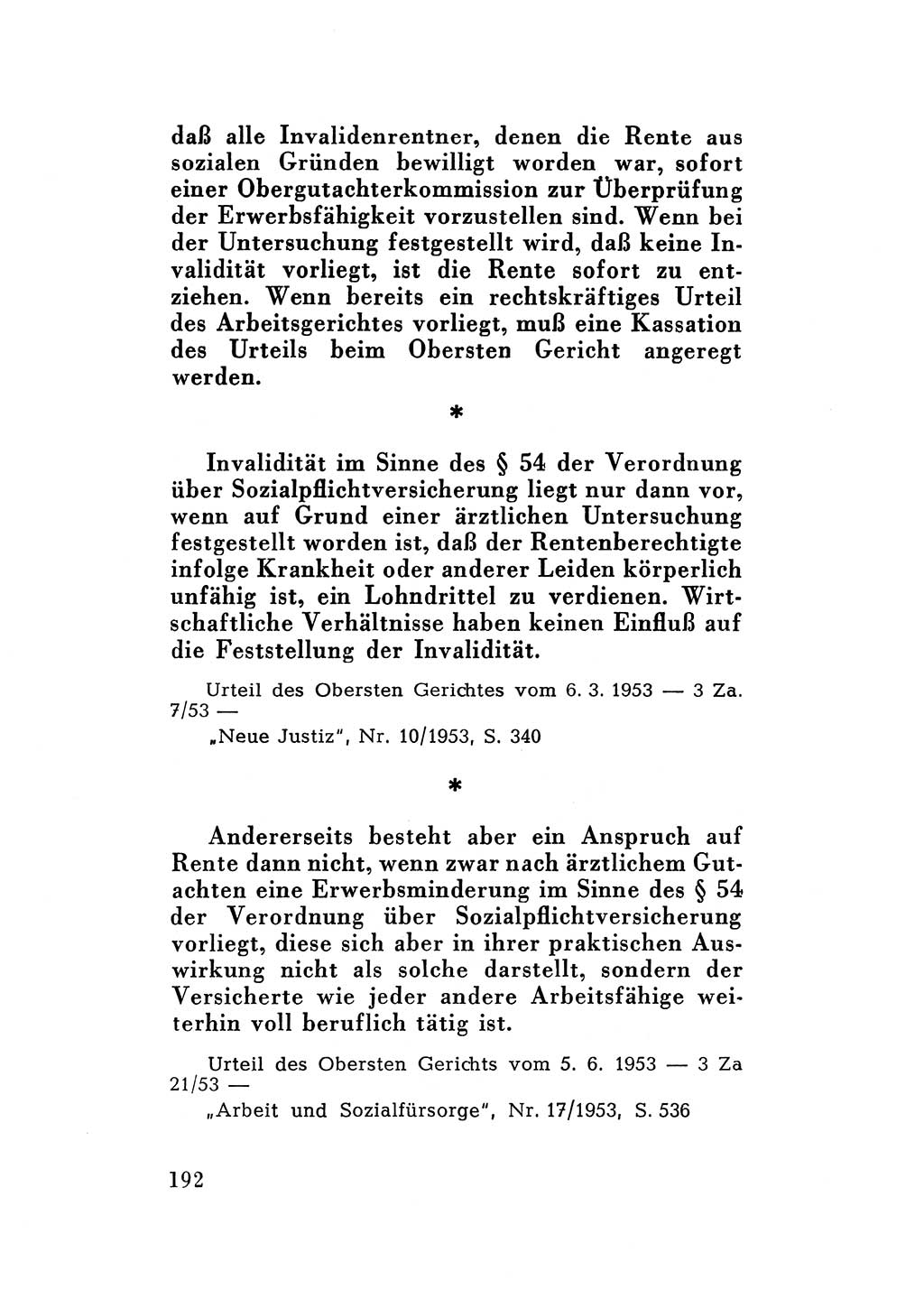 Katalog des Unrechts, Untersuchungsausschuß Freiheitlicher Juristen (UfJ) [Bundesrepublik Deutschland (BRD)] 1956, Seite 192 (Kat. UnR. UfJ BRD 1956, S. 192)