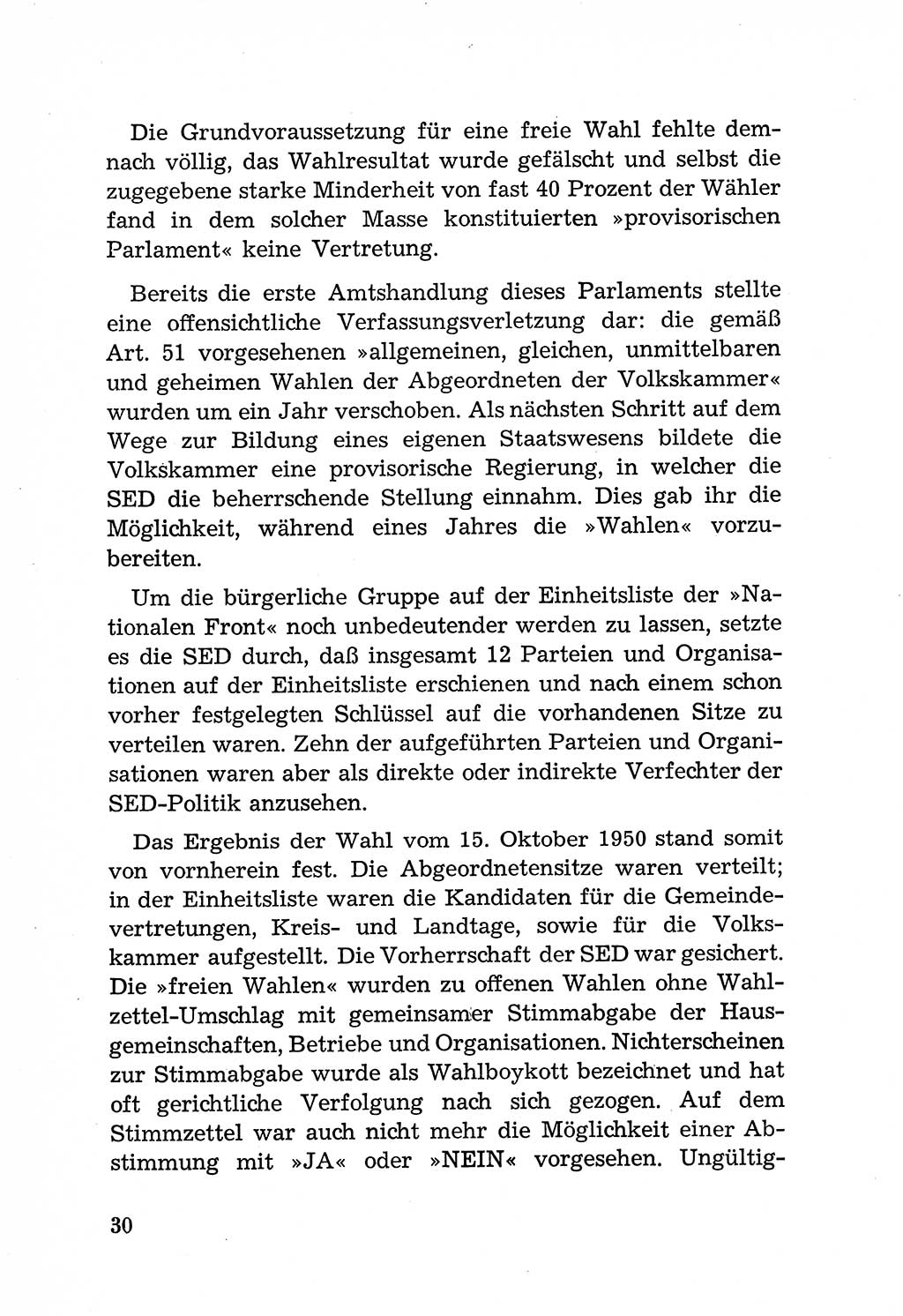 Rechtsstaat in zweierlei Hinsicht, Untersuchungsausschuß freiheitlicher Juristen (UfJ) [Bundesrepublik Deutschland (BRD)] 1956, Seite 30 (R.-St. UfJ BRD 1956, S. 30)