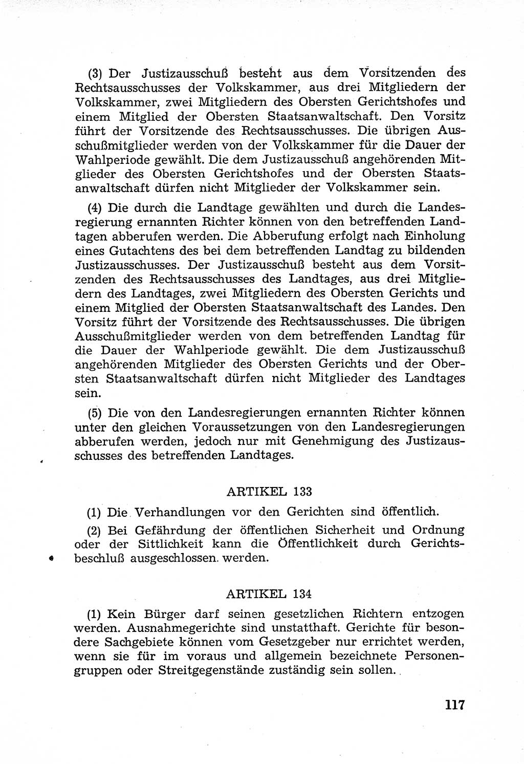 Rechtsstaat in zweierlei Hinsicht, Untersuchungsausschuß freiheitlicher Juristen (UfJ) [Bundesrepublik Deutschland (BRD)] 1956, Seite 117 (R.-St. UfJ BRD 1956, S. 117)