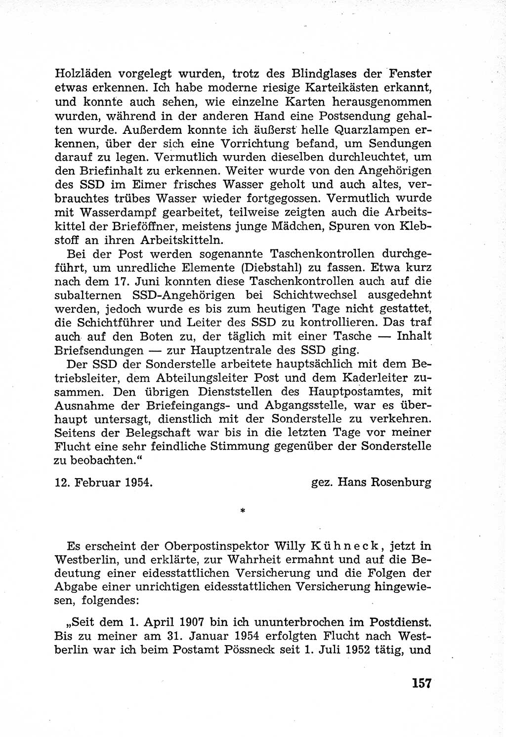 Rechtsstaat in zweierlei Hinsicht, Untersuchungsausschuß freiheitlicher Juristen (UfJ) [Bundesrepublik Deutschland (BRD)] 1956, Seite 157 (R.-St. UfJ BRD 1956, S. 157)