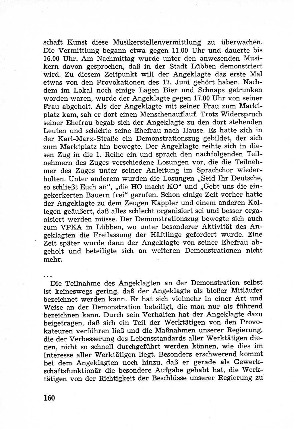 Rechtsstaat in zweierlei Hinsicht, Untersuchungsausschuß freiheitlicher Juristen (UfJ) [Bundesrepublik Deutschland (BRD)] 1956, Seite 160 (R.-St. UfJ BRD 1956, S. 160)