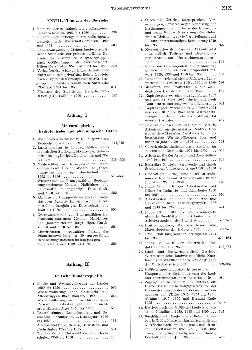 Statistisches Jahrbuch der Deutschen Demokratischen Republik (DDR) 1956, Seite 19 (Stat. Jb. DDR 1956, S. 19)